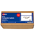 Avery® Continuous Form Permanent Address Labels, 4022, Rectangle, 4" x 1 15/16", White, Box Of 5,000