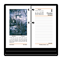 AT-A-GLANCE® 30% Recycled Photographic Desk Calendar Refill, 3 1/2" x 6", January-December 2015