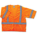 Ergodyne GloWear® Safety Vest, 8310HL Economy Type-R Class 3, Small/Medium, Orange