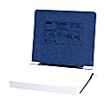 Wilson Jones® Presstex® Data Binder With Retractable Hooks, 8 1/2" x 11", Dark Blue