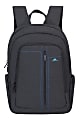 Rivacase 7560 Canvas Backpack With 15" Laptop Pocket, Black