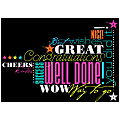 JAM Paper® Congratulations Card Set, 7 7/8" x 5 5/8", Neon Script, Set Of 25 Cards And Envelopes 1 thumbnail image