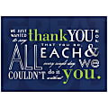 JAM Paper® Thank You Card Set, 5 5/8" x 7 7/8, Inspirational Thank You, Set Of 25 Cards And 25 Envelopes 1 thumbnail image