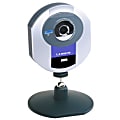 Linksys® WVC54GC Compact Wireless-G Internet Video Camera, Blue/Gray 1 thumbnail image