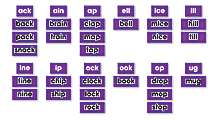 Scholastic Word Family Words Word Walls, Pack Of 250 Pieces 1 thumbnail image