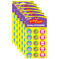 Trend Stinky Stickers, Happy Birthday/Vanilla, 60 Stickers Per Pack, Set Of 6 Packs
