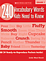 Scholastic 240 Vocabulary Words Kids Need To Know, Grade 1 1 thumbnail image