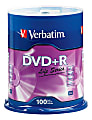 Verbatim® Life Series DVD+R Spindle, Pack Of 100