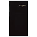 2024 AT-A-GLANCE® Fine Diary Weekly/Monthly Diary, 3" x 6", Black, January To December 2024, 720205 1 thumbnail image