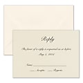 Custom Wedding & Event Response Cards With Envelopes, 4-7/8" x 3-1/2", Sophisticated Type, Box Of 25 Cards 1 thumbnail image