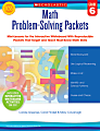 Scholastic Math Problem-Solving Packets, Grade 6