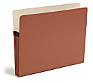 Smead® Expanding File Pockets, 3 1/2" Expansion, 9 1/2" x 11 3/4", 30% Recycled, Redrope, Pack Of 25 1 thumbnail image