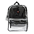 Dickies® Deluxe Clear PVC Laptop Backpack, Black