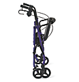 Medline Guardian Basic Rollator, 6" Wheels, Purple