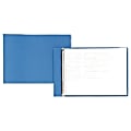 ACCO® ACCOhide® Square-Ring Data Binder, 1 1/2" Rings, 25% Recycled, Blue Rigid 1 thumbnail image