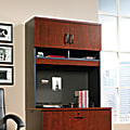 Sauder® Via Lateral File Hutch, Classic Cherry/Soft Black 1 thumbnail image