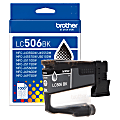 Brother LC506BK Black Standard Yield Ink Cartridge 1 thumbnail image