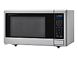 Sharp® Carousel® 1.1 Cu Ft Microwave Oven, Silver/Black 1 thumbnail image