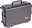 SKB Cases iSeries Protective Case With Foam And Wheels, 22" x 15-1/2" x 8", Black