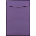 JAM Paper® Open-End 6" x 9" Catalog Envelopes, Gummed Seal, Dark Purple, Pack Of 100 1 thumbnail image