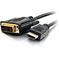 C2G 0.5m (1.6ft) HDMI to DVI Cable - HDMI to DVI-D Adapter Cable - 1080p - 1.64 ft DVI/HDMI Video Cable  - 42513 1 thumbnail image