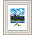 Amanti Art Rectangular Picture Frame, 15” x 18" With Mat, Trio White Wash 1 thumbnail image