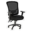 Bush Business Furniture Custom Comfort High Back Multifunction Ergonomic Mesh Office Chair, Black, Standard Delivery