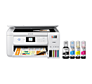 Epson EcoTank ET-2850 Wireless Color All-in-One Cartridge-Free Supertank Printer, White - Refurbished