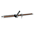Ghent® Aluminum 1" Maprail With Cork Insert, 4'L 1 thumbnail image