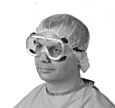 Medline Fluid Protective Goggles Clear Lenses, Standard, Large, Pack Of 36