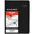 AT-A-GLANCE® DayMinder® 2027 Weekly Appointment Book Planner, Black, Large, 8" x 11" 1 thumbnail image