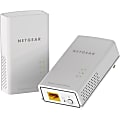 Netgear PL1010 Powerline Network Adapter - 2 - 1 x Network (RJ-45) - 1000 Mbit/s Powerline - HomePlug AV2 - Gigabit Ethernet 1 thumbnail image