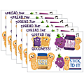 Eureka Jumbo Scented Stickers, Peanut Butter & Jelly, 12 Stickers Per Pack, Set Of 6 Packs