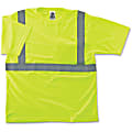Ergodyne GloWear® 8289 Type R Class 2 T-Shirt, Medium, Reflective Lime