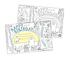 Barker Creek Color Me! Awards And Bookmarks Set, Happy Birthday