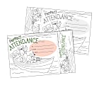 Barker Creek Color Me! Awards And Bookmarks Set, Attendance 1 thumbnail image