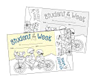 Barker Creek Color Me! Awards And Bookmarks Set, Student Of The Week