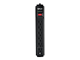Tripp Lite Surge Protector Power Strip 6 Outlet 15 ' Cord Black 790 J - Surge protector - 15 A - AC 120 V - TLP615B 1 thumbnail image
