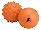 Gaiam Restore Hot & Cold 2-Piece Massage Kit, Orange