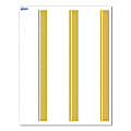 Avery® Print-To-The-Edge Cards With Sure Feed®, S00-D22-PRMWC10, 2" Round, Matte White, Preprinted Double Dipped Gold Edge Design, Pack Of 120 1 thumbnail image