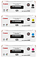 Canon® 131 Black And Cyan, Magenta, Yellow Toner Cartridges Combo, Pack Of 4, 6272B001,6271B001,6270B001,6269B001 1 thumbnail image