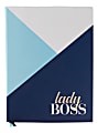 Realspace® Soft Cover Journal, 8" x 6", 192 Pages, Lady Boss/Blue