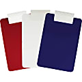 Saunders Antimicrobial Clipboard - 8 1/2" x 11" - Red, Blue - 1 Each