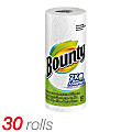 Bounty® Paper Towels, 2-Ply, 44 Sheets Per Roll, Case Of 30 Rolls 1 thumbnail image