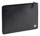 Realspace® Faux Leather Pouch, Black 1 thumbnail image
