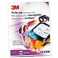 3M™ Write-On Transparency Film, 8.5" x 11", Pack Of 100 1 thumbnail image