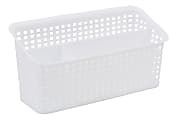 See Jane Work® Plastic Weave Bin Valet, White 1 thumbnail image