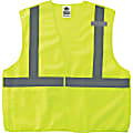 Ergodyne GloWear® Safety Vest, 8215BA Econo Breakaway Mesh Type-R Class 2, Small/Medium, Lime 1 thumbnail image