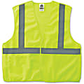 Ergodyne GloWear® Safety Vest, 8215BA Econo Breakaway Mesh Type-R Class 2, Large/X-Large, Lime