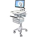 Ergotron StyleView Cart with LCD Pivot, 4 Drawers